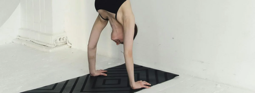 Women doing a handstand