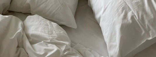 White bedding