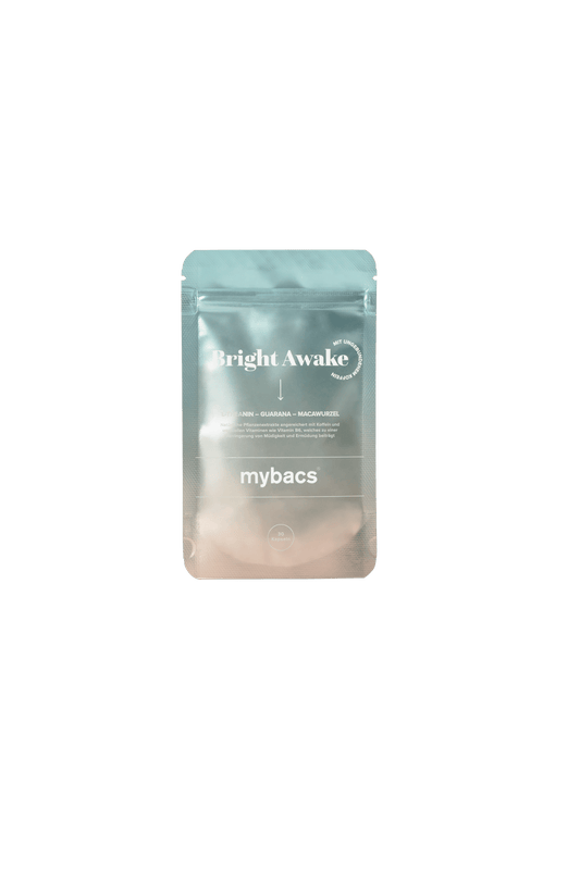 Bright Awake with coffein pouch empty