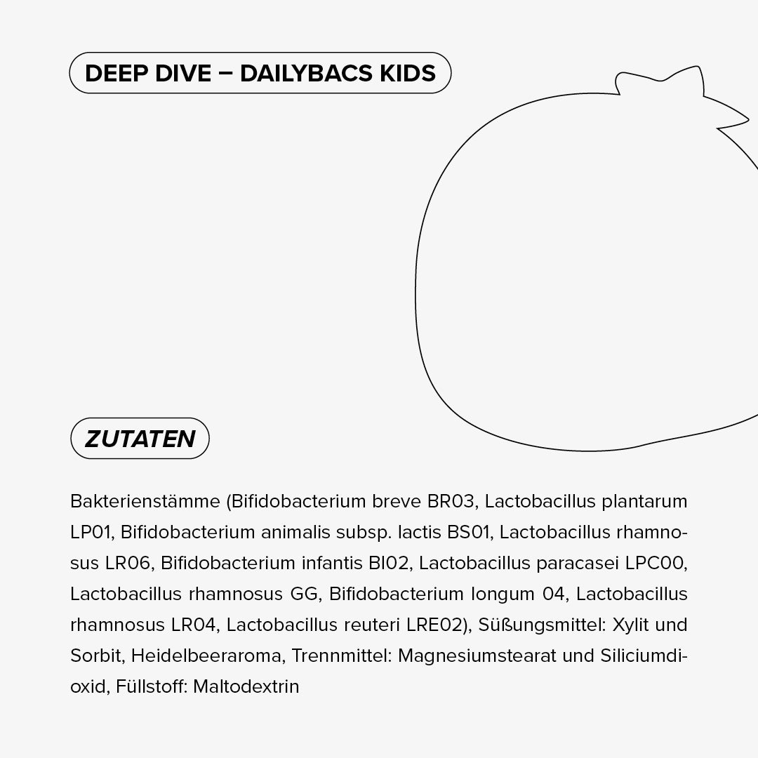 Dailybacs® Kids - Probiotika für Kinder GA